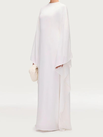 Salma Wings Inner Tie Abaya Dress