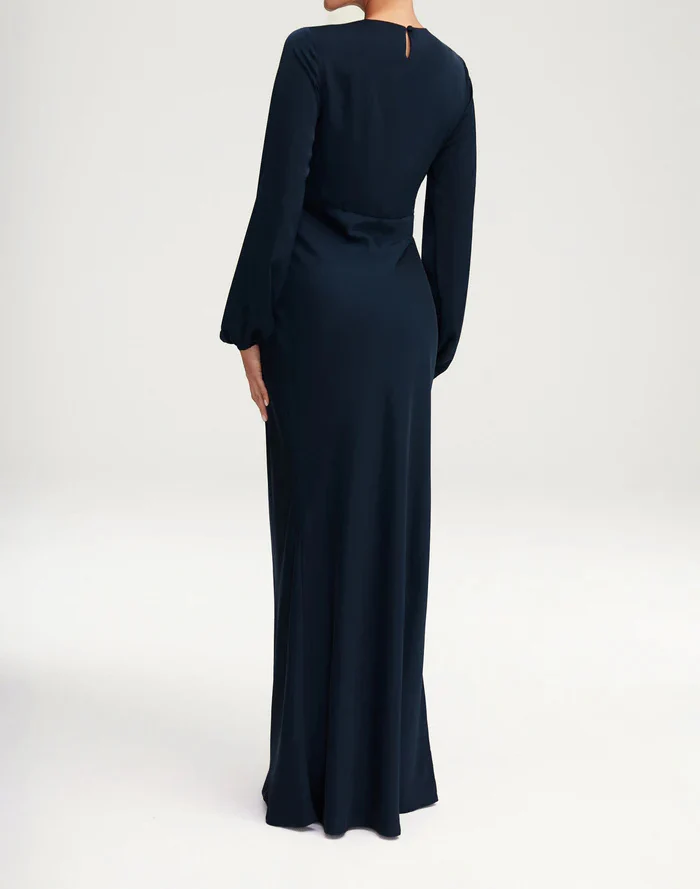 Sophia Heavy Satin Maxi Abaya Dress