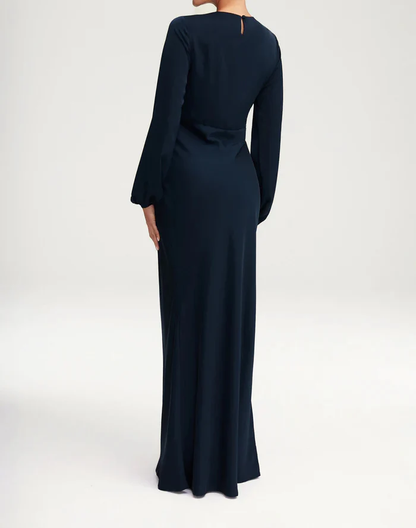 Sophia Heavy Satin Maxi Abaya Dress