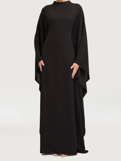 Salma Wings Inner Tie Abaya Dress