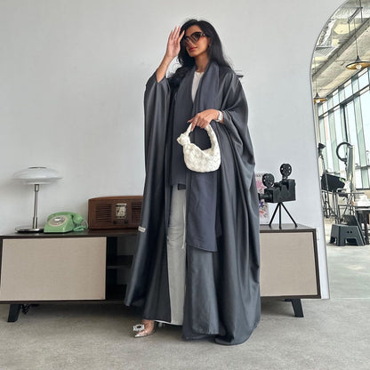 Trendy Open Abaya Style Robe