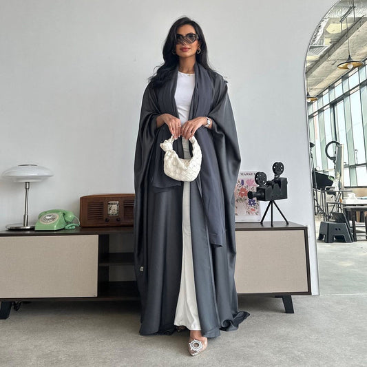 Trendy Open Abaya Style Robe