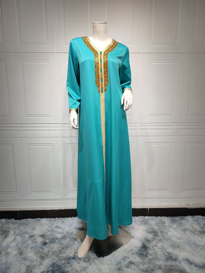 Elegant Long Sleeve Modest Bridesmaid Dress Two Piece Sets