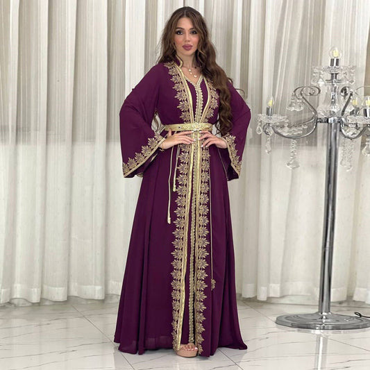 Stylish Modest Birthday Celebration Outfit Two-piece Sets