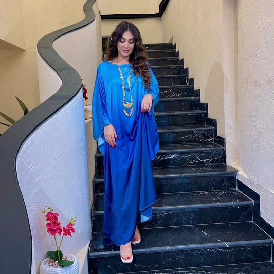 Stylish Floor Length Sleeved Formal Dress