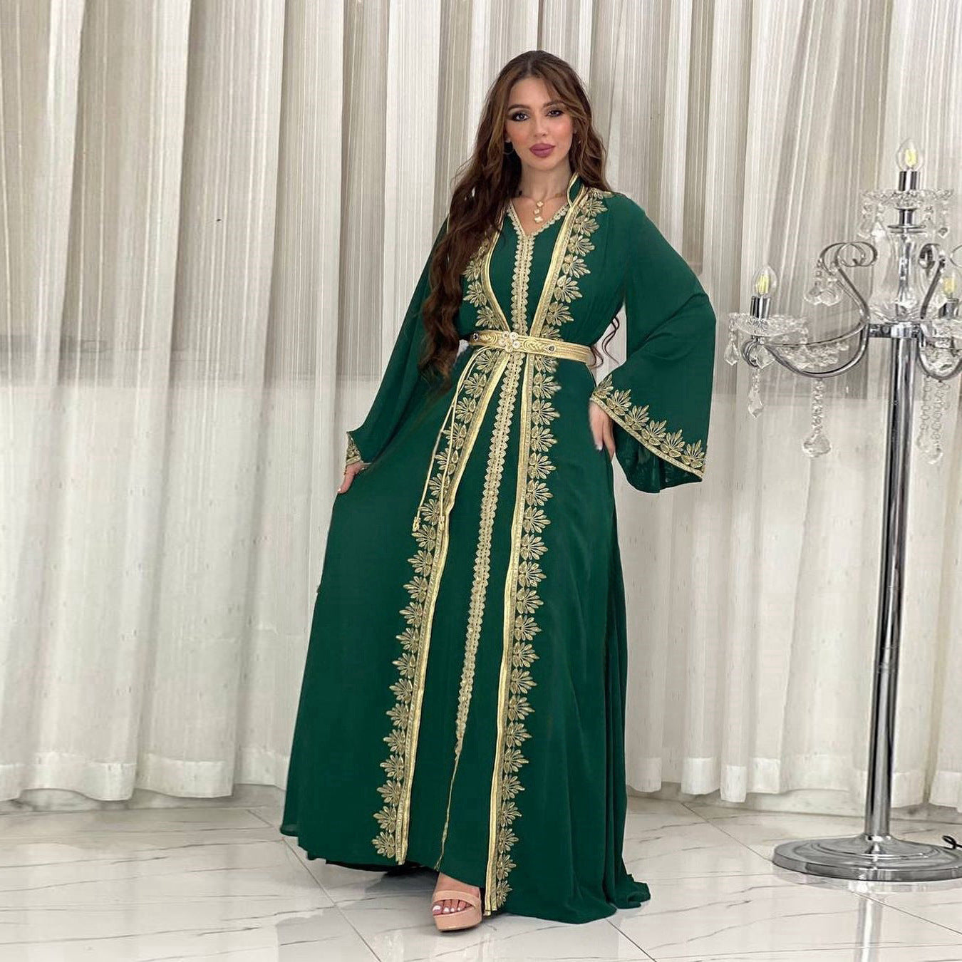 Stylish Modest Birthday Celebration Outfit Two-piece Sets
