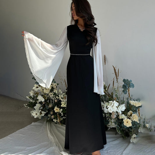 Women's V-neck Mesh Sheer Dress