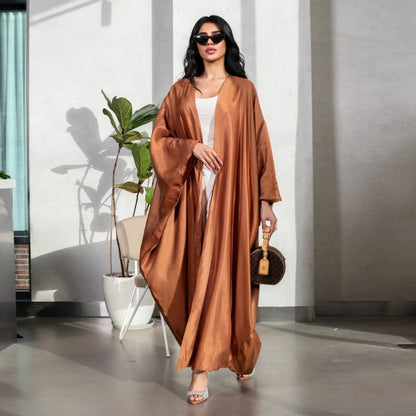 Flattering Plus Size Open Abaya