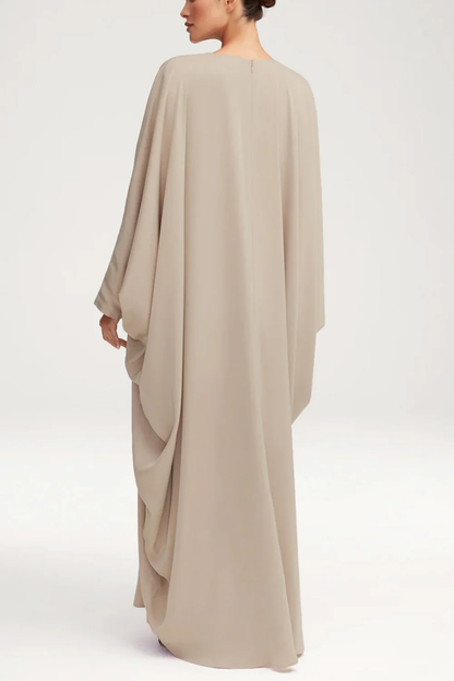 Women's Fashion Satin Abaya Dress