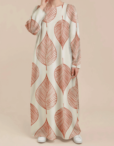 Plus Size Floral Nursing Kaftan in Garden