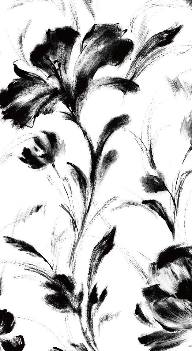 Plus Size Floral Nursing Kaftan in Big Black Lily