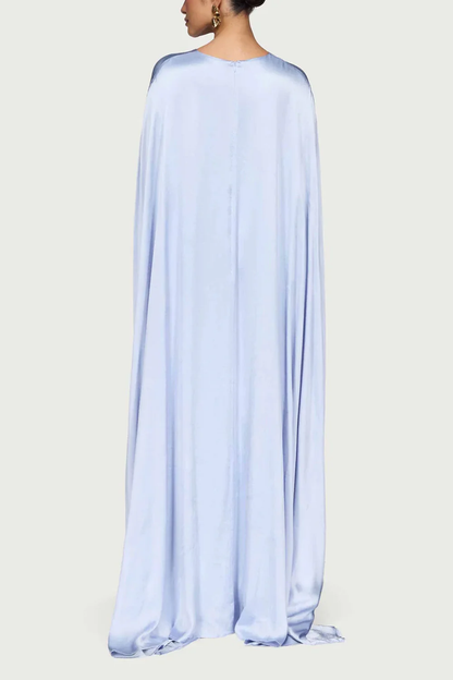 Satin Inner Tie Back Maxi Dress