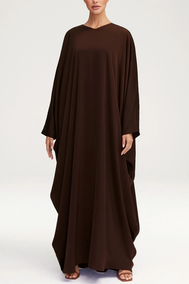 Women's Fashion Satin Abaya Dress