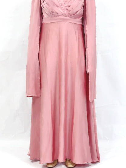 Women's Cape Sleeve Elegant Stylish Party Abaya Dress