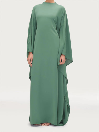 Salma Wings Inner Tie Abaya Dress