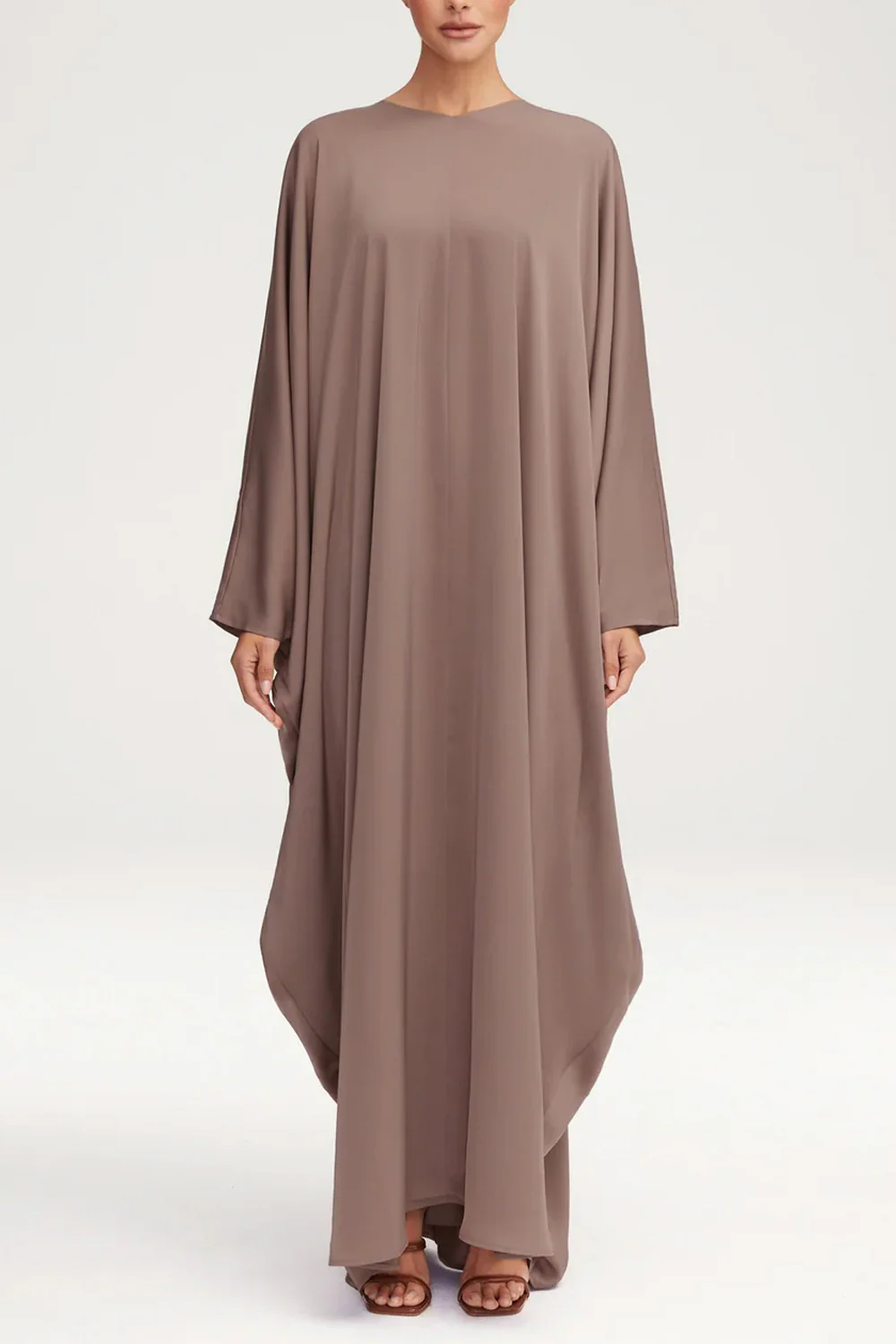 Women's Fashion Satin Abaya Dress