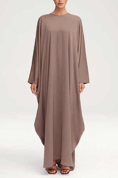 Women's Fashion Satin Abaya Dress