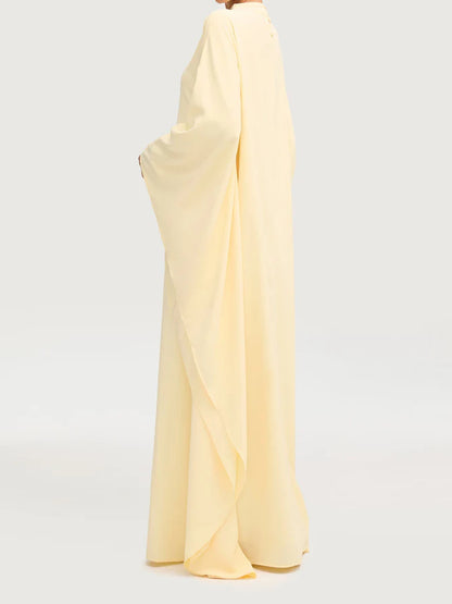 Salma Wings Inner Tie Abaya Dress